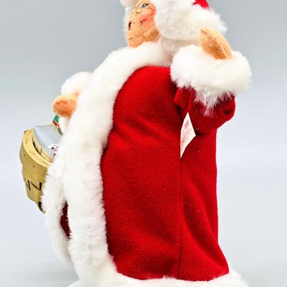 Annalee Mrs Claus Basket Gifts 6 inch 2003 Vintage Christmas Santa - Picture 7 of 9